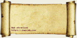 Tamara Branović vizit kartica